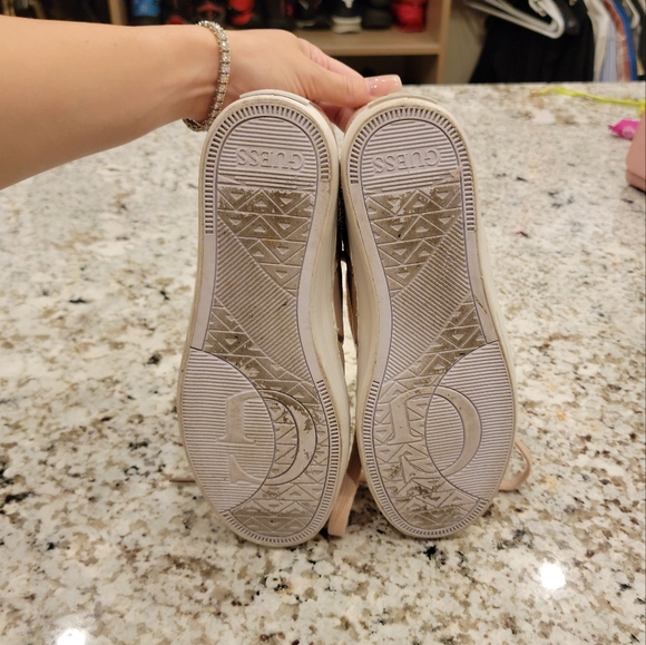Guess Rose Gold / Pink High Top Sneakers - Picture 7 of 8
